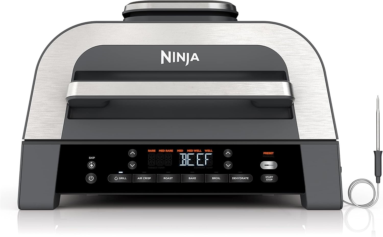 Ninja DG551 Foodi Smart XL 6-in-1 Indoor Grill with Air Fry